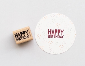 Stempel Happy Birthday 4