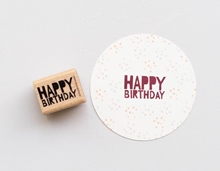 Stempel Happy Birthday 4