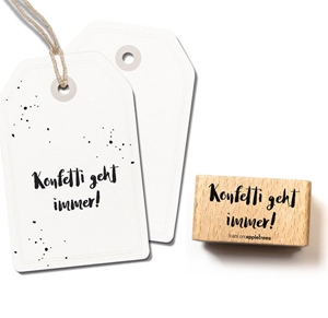 Stempel Konfetti geht immer!