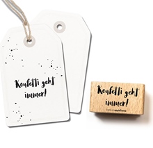Stempel Konfetti geht immer!