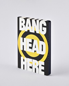Notizbuch Graphic L Bang Head Here