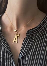 Schmuck Anhnger Typo gold Design