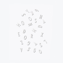 Schmuck Anhnger Typo silber Design