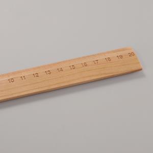 Lineal Holz Kirsche geölt 20 cm