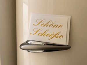 Karte Umschlag Schne Scheie gold