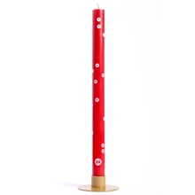 Kerze XMas Countdown Rot