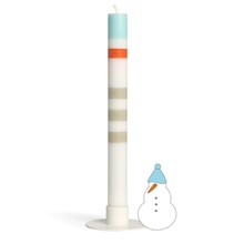 Kerze XMas Schneemann