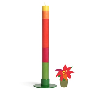 Kerze XMas Weihnachtsstern