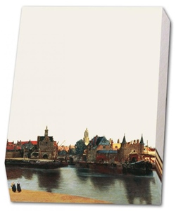 Notizblock Gezicht op Delft, Vermeer