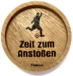 Untersetzer Eiche gelt Anstoen