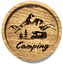 Untersetzer Eiche Camping