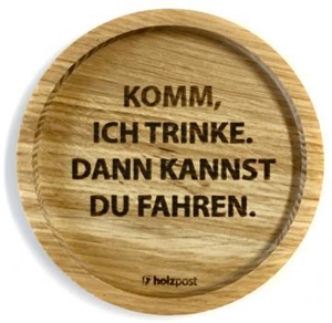 Untersetzer Eiche gelt Fahren
