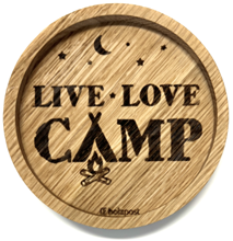 Untersetzer Eiche Live Love Camp