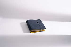 Taschenbegleiter B6 SO_22 Rau-Blau Honig