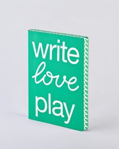 Notizbuch Graphic L Write Love Play